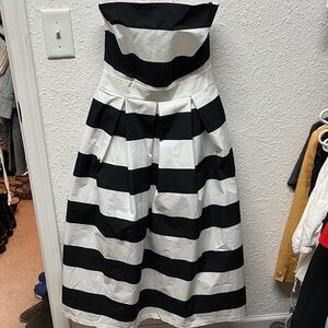 Black and White special occasion Striped Dress from Lulus site